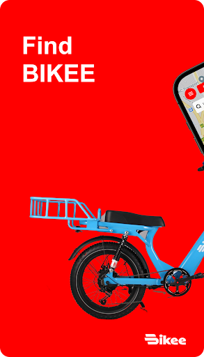 Android application HELLOBIKEE screenshort