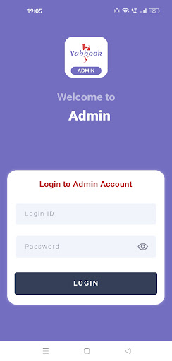 Android application Yabbook Admin screenshort