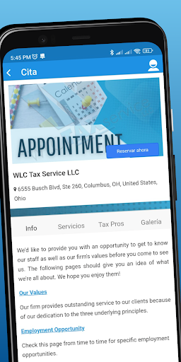 WLC Tax Service Screen 3