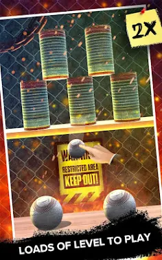 Hit & Knockdown Can Ball Shoot - Screenshot 3