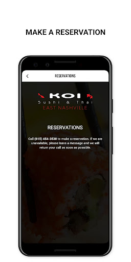Koi Sushi & Thai East Screen 3