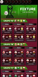Calendario Copa2022 Fixture
