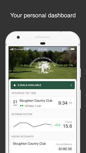 Android application Stoughton Country Club screenshort