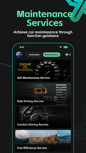 MotorSure MB Car Diagnostics Screenshot