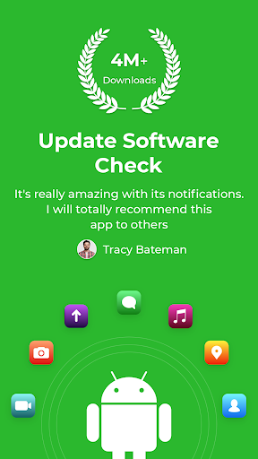Android application Update Software Check screenshort