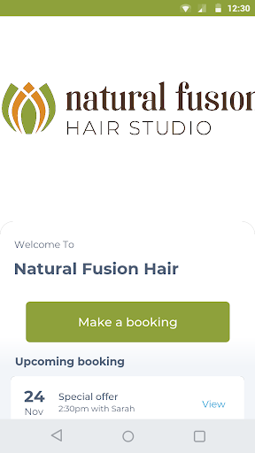 Android application Natural Fusion Hair screenshort