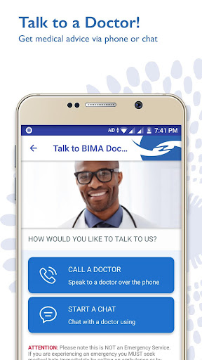 BIMA Doctor - Telemedicine Screen 2