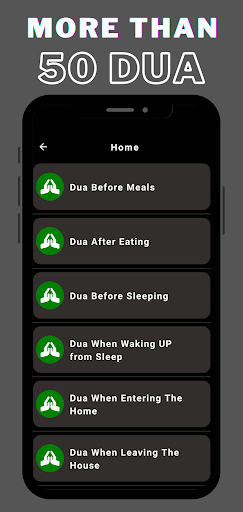 Islamic Dua app, Masnoon Dua Screen 3