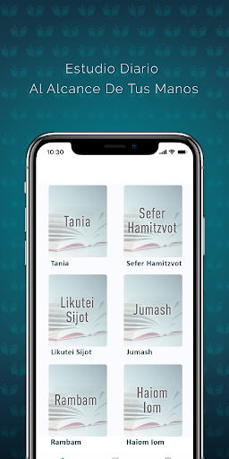 Android application Shiurim Estudio Diario de Torá screenshort