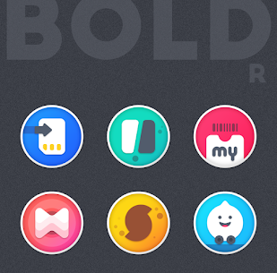 Boldr Icon Pack APK (patché/complet) 1