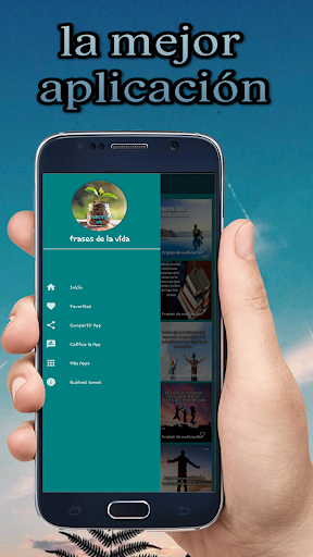 Android application phrases of life screenshort