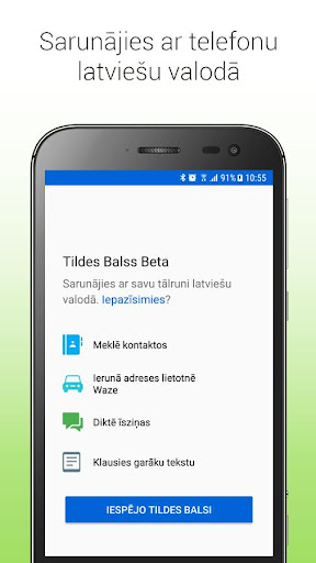 Android application Tildes Balss Beta screenshort