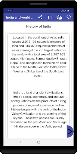 India and world history Screen 3