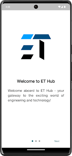 Android application ET Hub screenshort