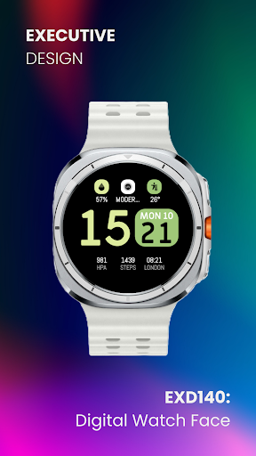 EXD140: Digital Watch Face Screenshot 3 - AppWisp.com