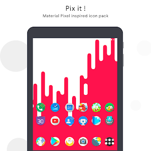 Pix it - Icon Pack Captura de tela