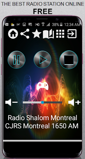 Android application Radio Shalom Montreal CJRS Mon screenshort