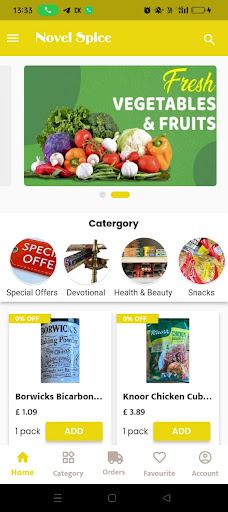 Android application Novel Spice screenshort