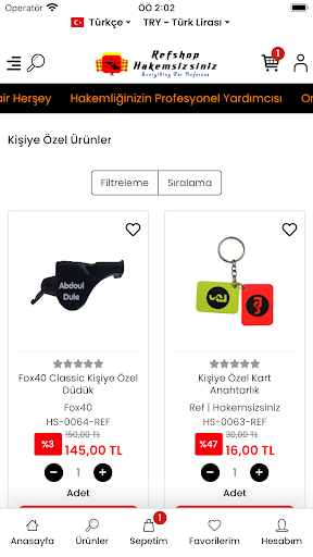 Refshop Screen 2