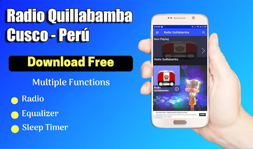 Android application Radio Quillabamba Cusco App PE screenshort