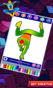 spider super heroes coloring game of woman 14.0 screenshots 7
