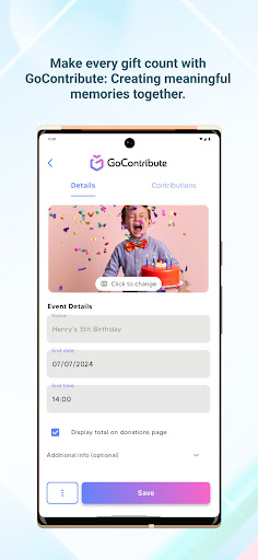 GoContribute Screen 3
