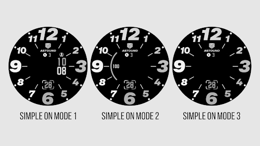 IWF Astound watch face Screen 2