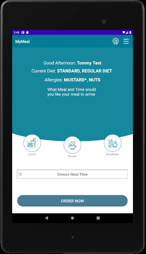 Screenshot of MyMeal by CompassOne