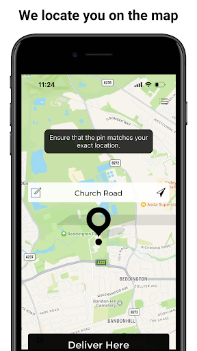 The Shak, Morden App Screen 2