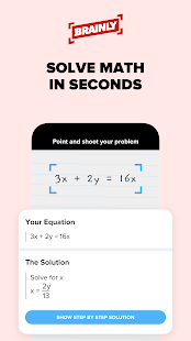 Brainly – Homework Math Solver Screenshot