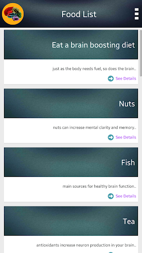 Brain Foods Screen 2