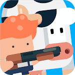 Cover Image of Télécharger Milk hunters: flat shooter  APK