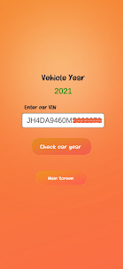 VIN Decoder: Car Year Check