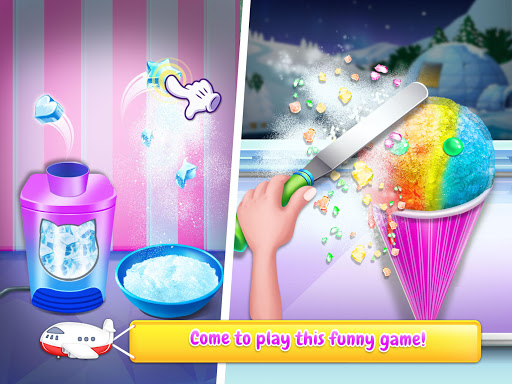 Rainbow Unicorn Ice Cream Food Screen 3