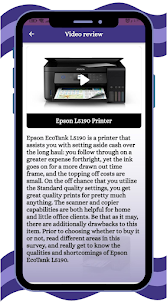 Epson L5190 Printer Guide