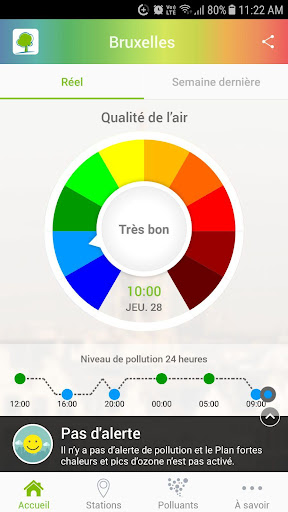 Android application Brussels Air screenshort