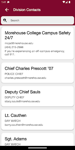 Morehouse College Police Screen 2