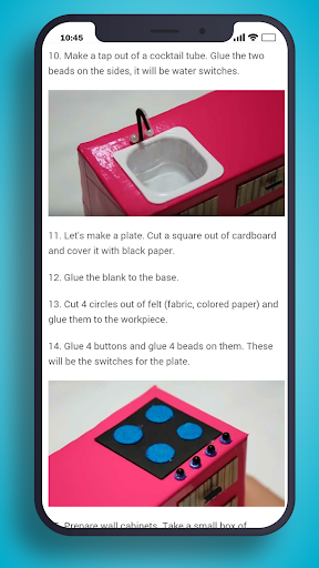 How to make Furniture for doll Screen 3