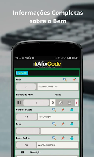 AfixInv Inventário Imobilizado Screen 2
