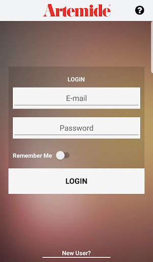Artemide App Screen 2
