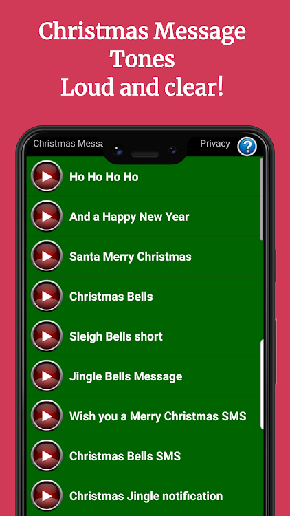 Christmas Text Message Sounds - 5.5 - (Android)