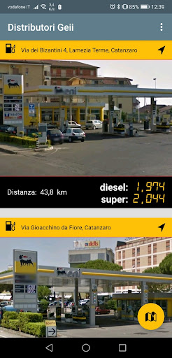 Android application Distributori Geii screenshort