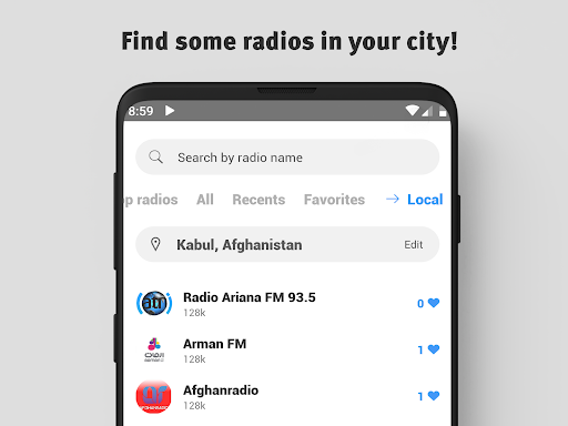 Radio Afghanistan Online Screen 3