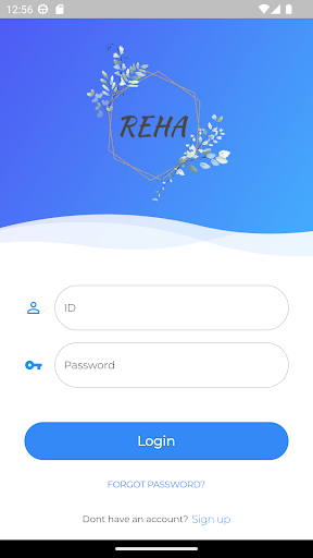 Android application REHA screenshort