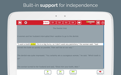 Screenshot of Advanced Language Therapy