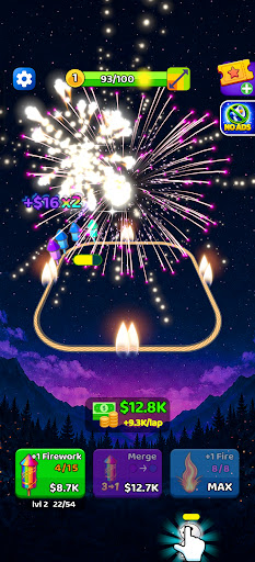 Fireworks Loop: Merge Idle screenshot