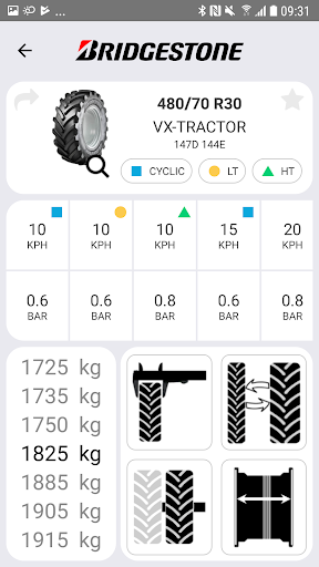Bridgestone AG Tyres Screen 2
