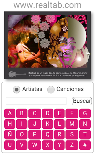 Android application RealTab screenshort