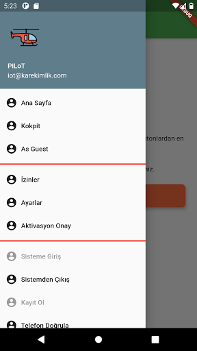 Android application Karekimlik IoT screenshort