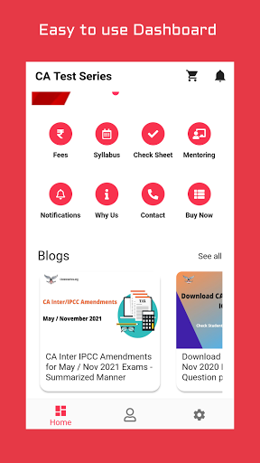 Android application CA Test Series - An Online Tes screenshort